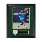 Roger Federer // Autographed Cut Collage + Framed