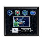 Novak Djokovic // Autographed Cut Collage + Framed