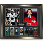 Tom Brady // New England Patriots // Unsigned Collage + Framed