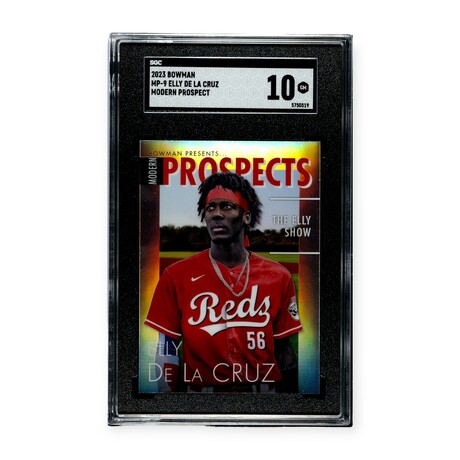 Elly De La Cruz // 2023 Topps Bowman Modern Prospect // Rookie Card // SGC 10 Gem Mint