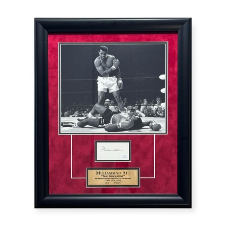 Muhammad Ali // Autographed Cut + Framed