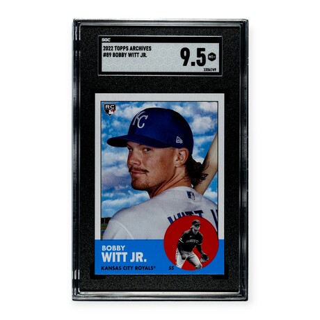 Bobby Witt // 2022 Topps Archives // Rookie Card // SGC 9.5 Mint