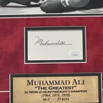 Muhammad Ali // Autographed Cut + Framed