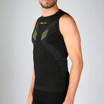 Iron-Ic // Sleeveless T-Shirt // Black + Gray (S-M)