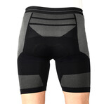 Iron-Ic // Boxer with Bike Pad // Black (S-M)