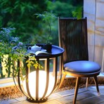 Outdoor Solar Power LED Plant Stand // Small