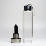 Genuine Obsidian Energy Crystal Water Bottle