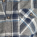 Terrell Flannel Shirt // Navy (M)