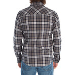 Ray Flannel Shirt // Navy (L)