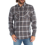 Ray Flannel Shirt // Navy (L)