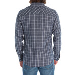 Owen Flannel Shirt // Navy (M)