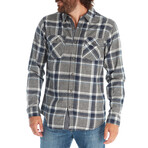 Terrell Flannel Shirt // Navy (M)