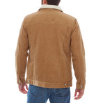 Kolton Corduroy Trucker Jacket // Khaki (L)