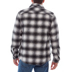 Garrett Plaid Shacket // Black (M)