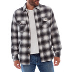 Garrett Plaid Shacket // Black (M)