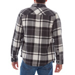 Stan Plaid Shacket // Charcoal (S)