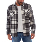 Stan Plaid Shacket // Charcoal (XL)