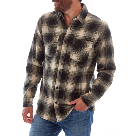 Kane Flannel Shirt // Forest (S)