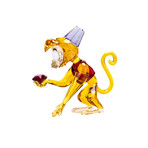 Disney's Aladdin // Abu the Monkey // Colored Crystal Figurine