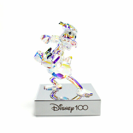 Disney100 // Donald Duck // Iridescent Crystal Figurine