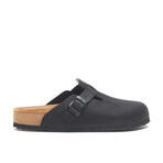 Capri Nubuck Leather Clog Sandal // Black (Euro: 39)