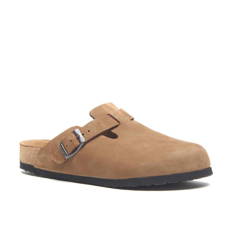 Capri Nubuck Leather Clog Sandal // Sand (Euro: 35)