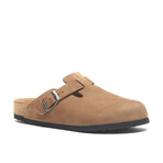 Capri Nubuck Leather Clog Sandal // Sand (Euro: 40)