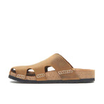 Trudi Oiled Leather Clog Sandal // Tan (Euro: 42)