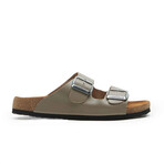 Bali-N Nappa Leather Two-Strap Sandals // Mink (Euro: 41)