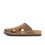 Trudi Nubuck Leather Clog Sandal // Sand (Euro: 42)