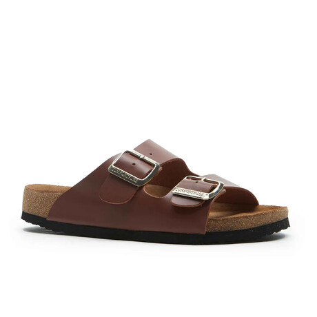 Bali-N Nappa Leather Two-Strap Sandals // Tan (Euro: 35)