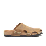 Trudi Oiled Leather Clog Sandal // Tan (Euro: 43)