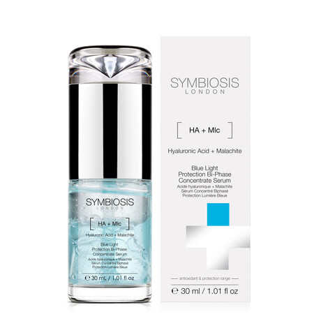 Hyaluronic Acid + Malachite // Blue Light Protection Bi-Phase Concentrate Serum