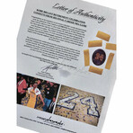 Kobe Bryant Final Lakers Game Used Authentic Floor, Confetti & Final Season Ticket Collage Framed #D/50