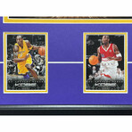 Kobe Bryant Final Lakers Game Confetti & Final Season Ticket Collage Framed #D/248