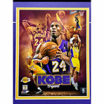 Kobe Bryant Final Lakers Game Confetti & Final Season Ticket Collage Framed #D/248