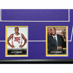 Kobe Bryant Final Lakers Game Used Confetti Collage Framed #D/824