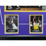 Kobe Bryant Final Lakers Game Used Confetti Collage Framed #D/824