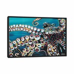 Wild Octopus I by Carolee Vitaletti (18"H x 26"W x 1.5"D)