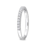 1/3ct TW Lab-Grown Diamond Semi-Eternity Anniversary Band // 14k White Gold (7)