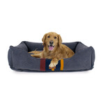 Pendleton Vintage Camp Kuddler Dog Bed // Lake (Medium)