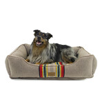 Pendleton Vintage Camp Kuddler Dog Bed // Mineral Umber (Medium)