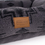 Pendleton Pet Berber Kuddler // Harding Tonal Gray (Medium)