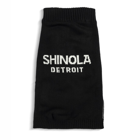 3X-Large Shinola Pet Logo Sweater // Black