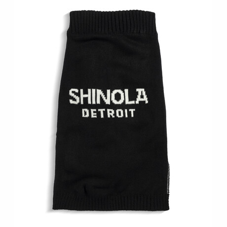 X-Large Shinola Pet Logo Sweater // Black