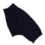 3X-Large Shinola Pet Cable Knit Sweater // Navy