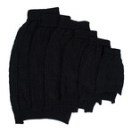 3X-Large Shinola Pet Cable Knit Sweater // Black