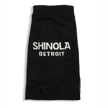 Small Shinola Pet Logo Sweater // Black