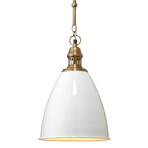 Griffin 1-Light Pendant // White