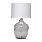 Pax Jar Glass Table Lamp // Grey